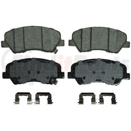 Wagner ZD1593 QuickStop Ceramic Disc Brake Pad Set