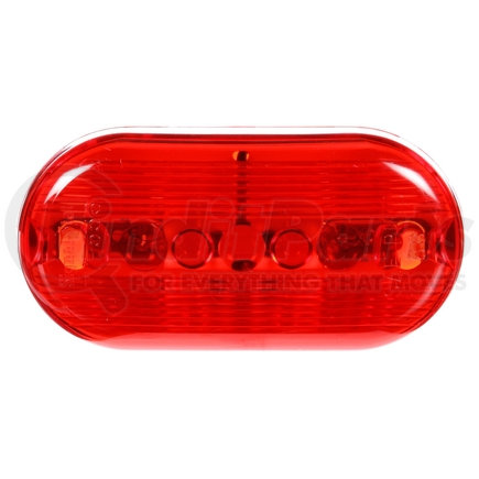 Truck-Lite 12593 Signal-Stat, Incandescent, Red Rectangular, 2 Bulb, Marker Clearance Light, P2, Bracket Mount, Hardwired, Stripped End, 12V, Bulk