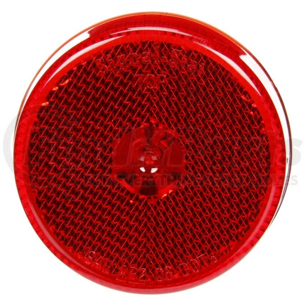 Truck-Lite 10523 Signal-Stat, LED, Red Round, 4 Diode, Marker Clearance Light, P2, Reflectorized, PL-10, 12V, Bulk