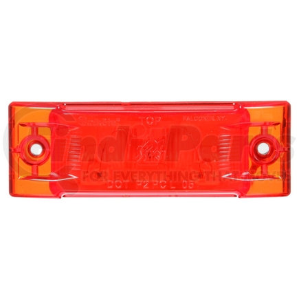 Truck-Lite 21200R3 Super 21, Incandescent, Red Rectangular, 1 Bulb, Marker Clearance Light, PC, 2 Screw, Super 21 Plug, 12V, Bulk