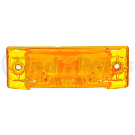 Truck-Lite 21200Y3 Super 21, Incandescent, Yellow Rectangular, 1 Bulb, Marker Clearance Light, PC, 2 Screw, Super 21 Plug, 12V, Bulk