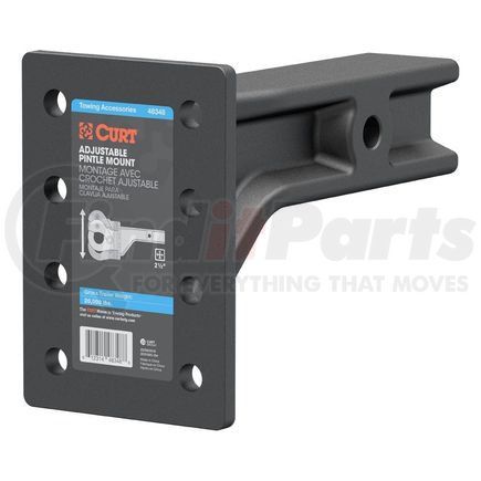 CURT Manufacturing 48348 2.5" FORGED PINTLE MNT, 4 HOLE