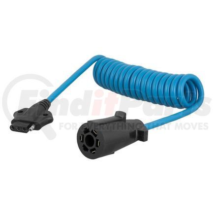 CURT Manufacturing 57271 7-WAY TO 4-WAY COILED ADAPTOR