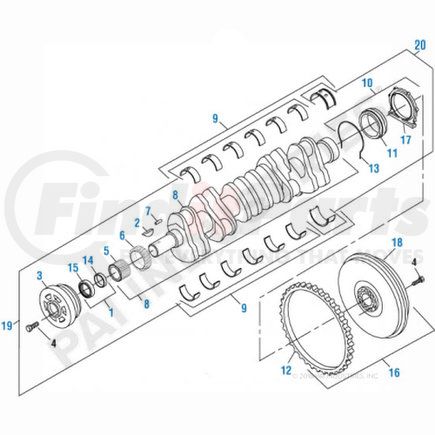 PAI 470006 CRANKSHAFT