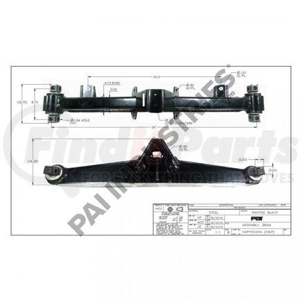 PAI 750264 ASSY,BEAM