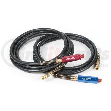 Grote 81-0115-GRB Rubber Air Lines 15in. Length with Red & Blue Grips