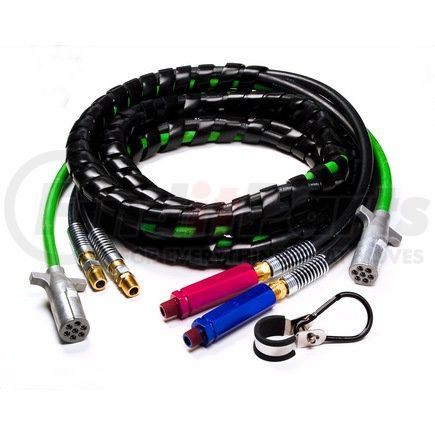 Grote 81-3112 3-in-1 ABS Electrical & Air Assembly 12" Black Rubber Airline Hoses and Grote’s UltraLink™ Power Cords