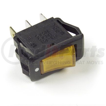 Grote 82-1902 Rocker Switch - Illuminated - 3 Blade, Yellow