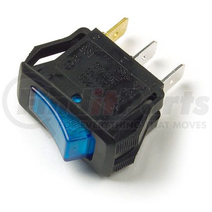 Grote 82-1904 Rocker Switch - Illuminated - 3 Blade, Blue