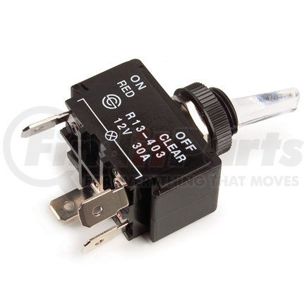 Grote 82-2113 Toggle Switch - Illuminated - 30A, 4 Blade, Red
