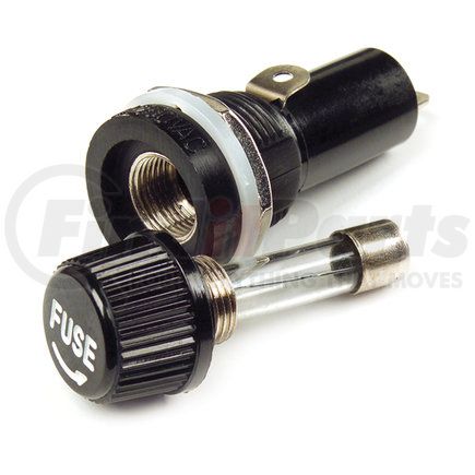 Grote 82-2215 Panel Mount Fuse Holder, 15A, Black