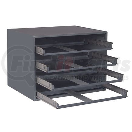 Grote 83-6660 Heavy-Duty Storage Racks & Trays - 4 Trays, Easy Glide Slide Rack