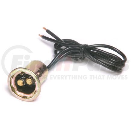 Grote 84-1004 Replacement Lamp Socket Repair Assembly - Black, 2 Wire