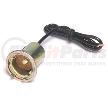 Grote 84-1003 License & Utility Socket Assembly - 18 Gauge, 12" Wire, Black