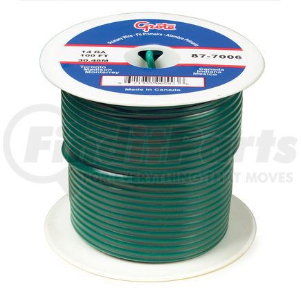 Grote 87-7006 (GPT) General Purpose Thermo Plastic Wire - Length 100' Green