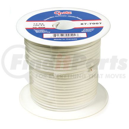 Grote 89-5007 (GPT) General Purpose Thermo Plastic Wire - Length 25' White