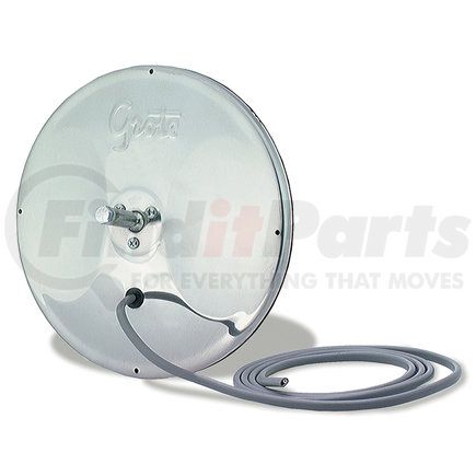 Grote 12283 8" Round Convex Mirrors with Center-Mount Ball-Stud - Heated Mirror