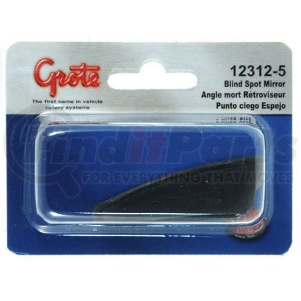 Grote 12312-5 Hot Spot Mirror - Black