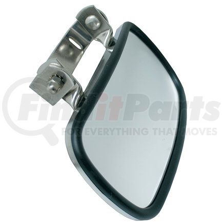 Grote 28763 Rectangular Over-The-Door Convex Mirror - Black