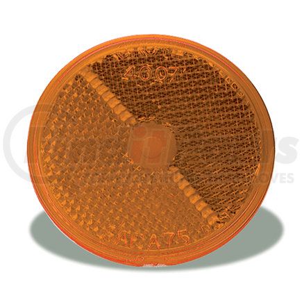 Grote 40073 2½" Round Stick-On Reflector - Yellow