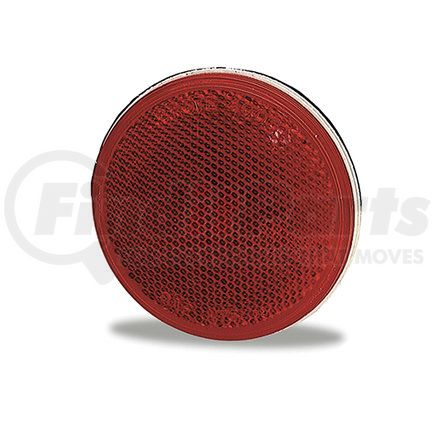 Grote 40062-3 Sealed 3" Round Stick-On Reflector - Red, Multi Pack