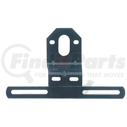 Grote 43022 Universal Steel Offset License Plate Bracket - Black