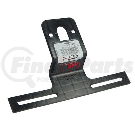 Grote 43262-5 Universal Offset License Plate Bracket - Black