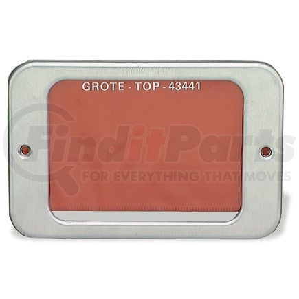 Grote 43424 Aluminum Permit Holder - w/ Vinyl Pouch