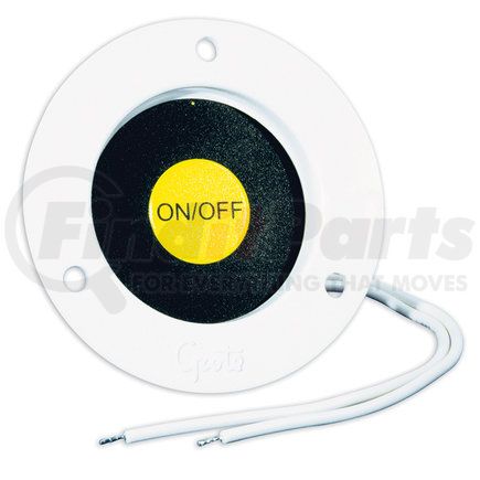 Grote 44380 Recessed Momentary Ground Switch - White