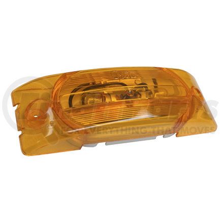 Grote 45443 Two-Bulb Turtleback® Clearance / Marker Light - No-Splice, Optic Lens, Yellow