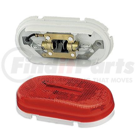 Grote 45932 Two-Bulb Oval Pigtail-Type Clearance / Marker Light - Built-in Reflector