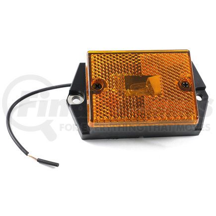 Grote 46393 Rectangular Single-Bulb Clearance / Marker Light with Built-In Reflector - Yellow