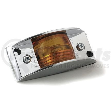 Grote 46893 Chrome-Armored Clearance / Marker Light - Yellow