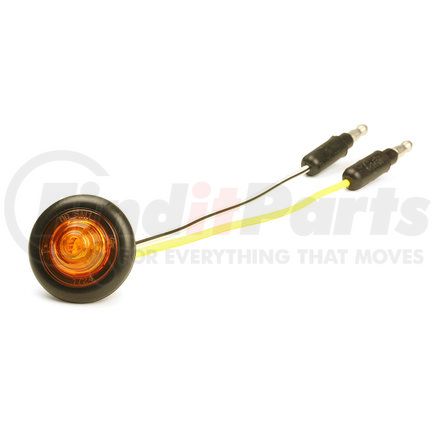 Grote 49283 MicroNova® Dot LED Clearance / Marker Light - Yellow, with Grommet, Multi-Volt