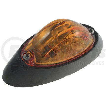 Grote 52023 Small Aerodynamic Combination Marker Side Turn Lights - Black Base