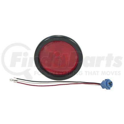 Grote 53112 Torsion Mount® II 4" Stop / Tail / Turn Light - Male Pin, Red Kit (53102 + 91740 + 67002)