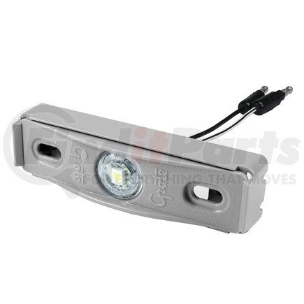 Grote 60711 LED License Lamp MicroNova with Adaptor Bracket Gray