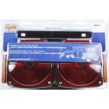 Grote 65230-5 Submersible Trailer Lighting Kit - w/ Clearance / Marker