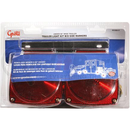 Grote 65380-5 Trailer Lighting Kit - w/out Clearance / Marker