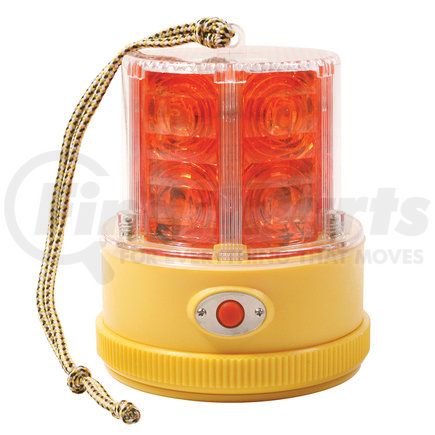 Grote 77912 360° Portable Battery Operated LED Warning Lights - Red