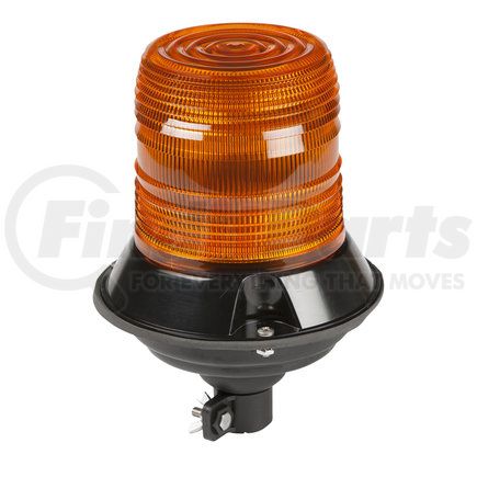 Grote 78123 DIN Mount LED Beacon - Class II, Amber, 12V/24V