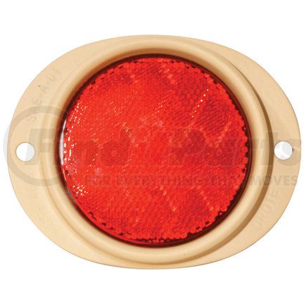 Grote 82562 Steel Two-Hole Mounting Reflector - Desert Tan Housing w/ Gasket