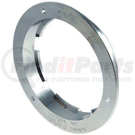 Grote 92513 Theft-Resistant Flange For 4" Round Lights - Chrome Plated
