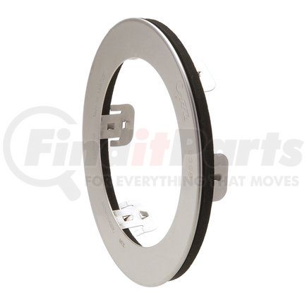 Grote 93683 Stainless Steel Snap-In Theft-Resistant Flange For 4" Round LED Lights - 4 1/2" Size