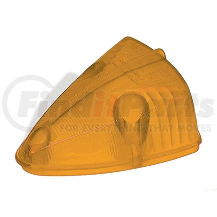 Grote 99913 Clearance / Marker Replacement Lens - School Bus Wedge Lens, Yellow