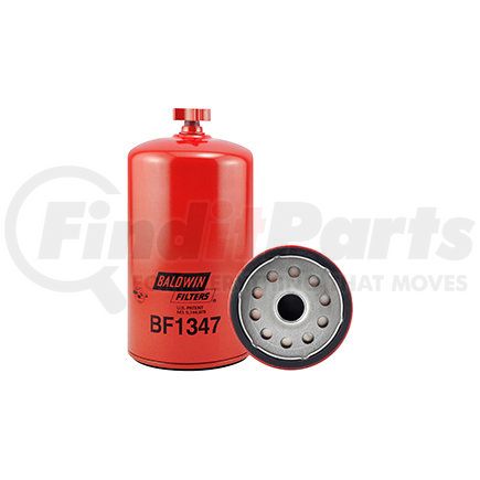 Baldwin BF1347 Fuel Water Separator Filter - Spin-On, with Drain