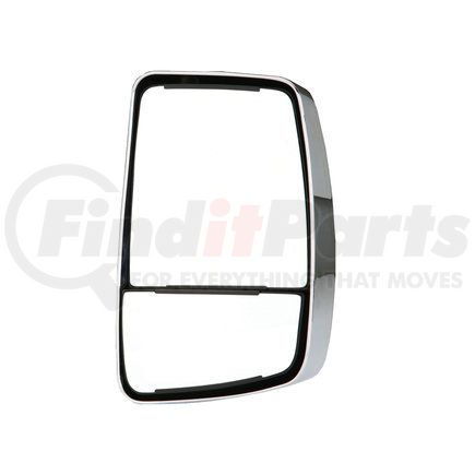 Velvac 718458 2020XG Replacement Mirror Head - Right Side, Heated/Remote Flat Glass, Heated/Manual Convex Glass, Chrome