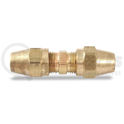 Velvac 011043 Air Brake Compression Fitting, Full Union, Brass, 1/2"