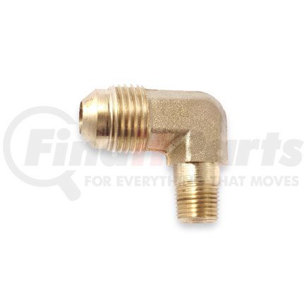 Velvac 014908 SAE 45° Flare Fitting, Male Elbow, Brass, 5/8" x 1/2", 7/8" -14 Thread