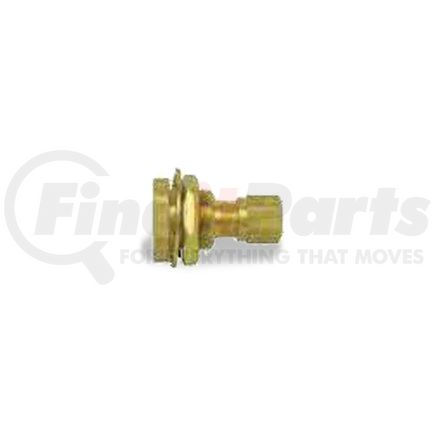 Velvac 017098 Clamping Stud, Bulkhead Fitting, Female to Nylon Tubing, 1/2" Tube Size, 3/8" NPTF Thread